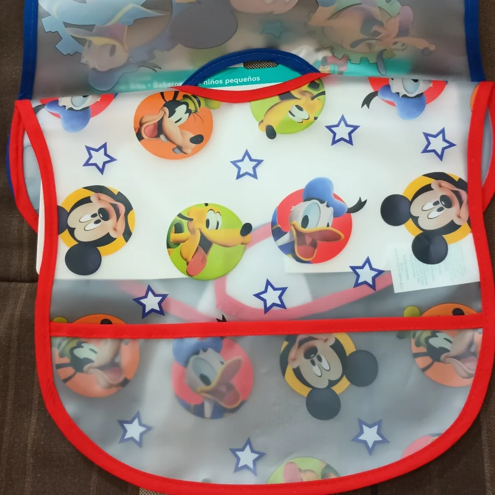 Kids Toddler Disney Fun Starts Here Bib 2‎ Pack